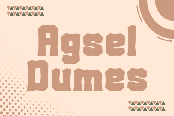 Agsel Dumes Font: A Bold Halloween Typeface for Business Branding