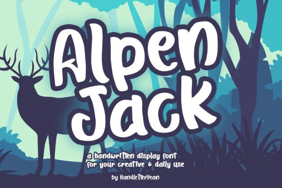 Alpen Jack: A Handwritten Display Font That Elevates Digital Marketing Design