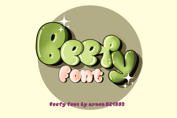 Beefy Font: A Playful Display Typeface for Consistent, Youthful Branding