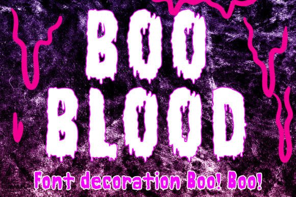 Boo Blood: A Halloween Display Font That Elevates Brand Packaging