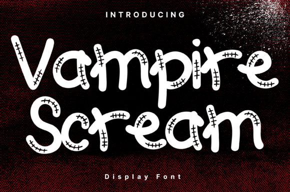 Bringing Vampire Scream Font to Life in My Handmade Shop Designs