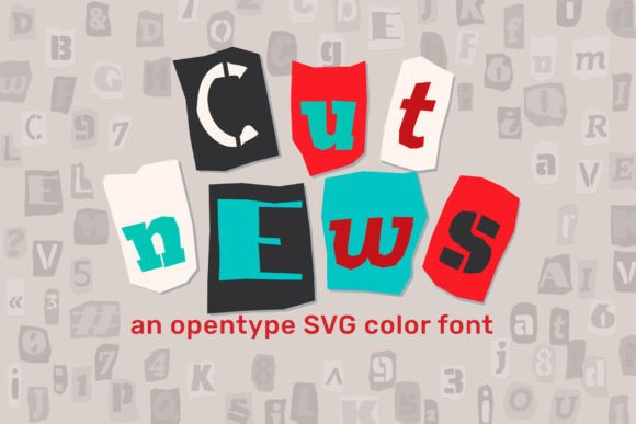 Cut News: A Modern Display Font for Web Design and Digital Branding
