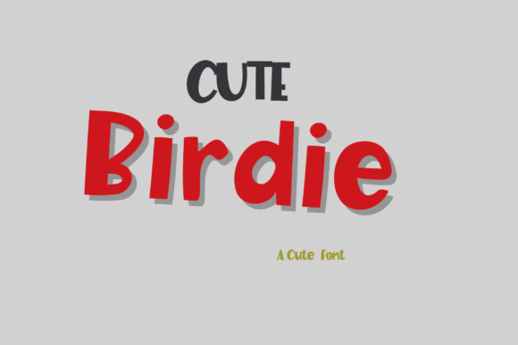 Cute Birdie: A Handwritten Font for Business Branding