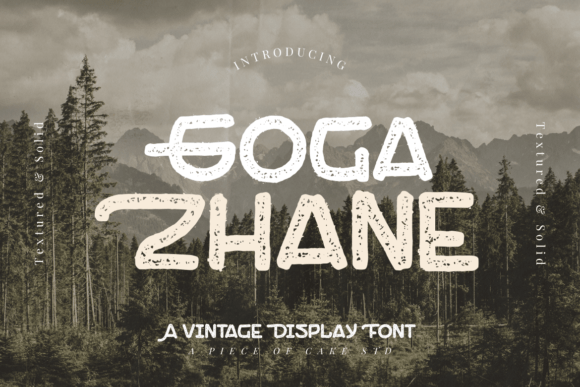 Goga Zhane: A Vintage Display Font That Elevates Digital Branding