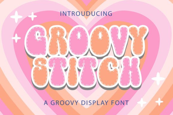 Groovy Stitch: A Playful Display Font for Makers and Creative Sellers