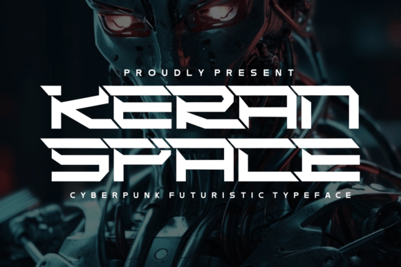 Keran Space: A Futuristic Display Font for Editorial Design