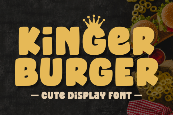 Kinger Burger: A Bold Display Font for High-Impact Branding
