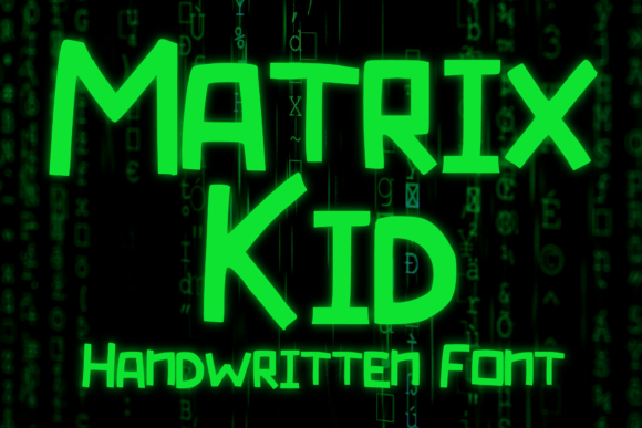 Matrix Kid: A Futuristic Font That Elevates Small Business Branding