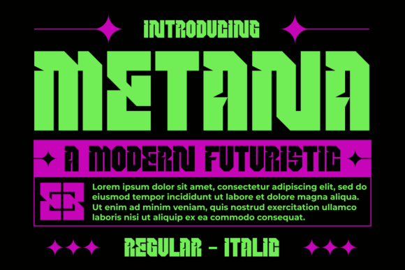 Metana: A Display Font That Elevates Small Business Branding