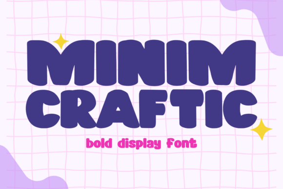 Minim Craftic: A Bold Display Font for Modern Branding Projects