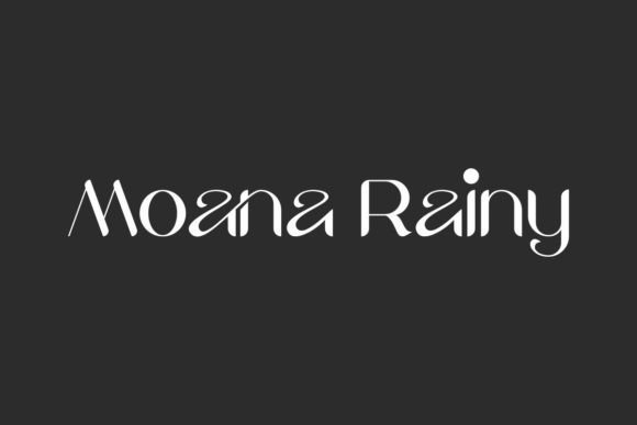Moana Rainy: A Modern Display Font for Scroll-Stopping Digital Campaigns