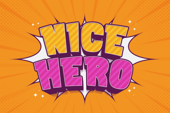 Nice Hero: A Bold Display Font for High-Impact Campaign Typography