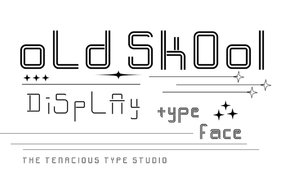 Old Skool: A Joyful Display Font for Handmade Labels, Invitations & Creative Packaging