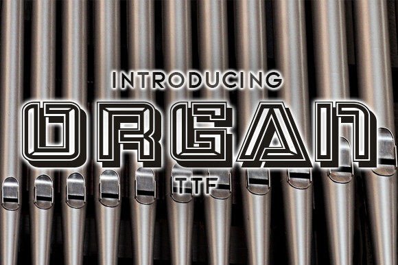 Organ Font: A Simple Oriental Typeface That Elevates Small Business Branding