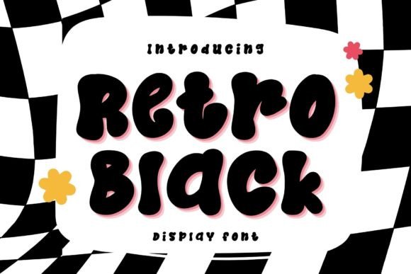 Retro Black: A Cool, Retro Display Font for Modern Branding Projects