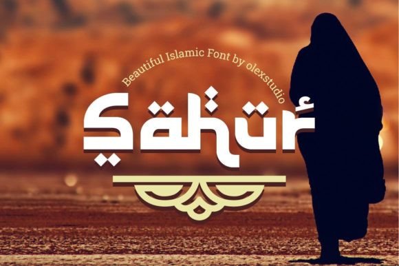 Sahur: A Distinctive Islamic Display Font for Digital Design