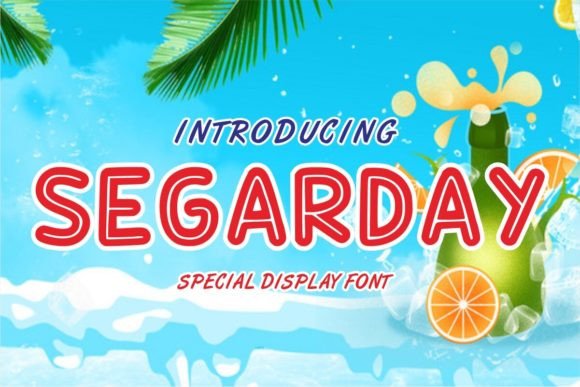 Segarday: A Fresh & Friendly Display Font for Crafters and Makers