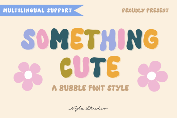 Something Cute: A Playful Display Font for Social Media and Campaign Design